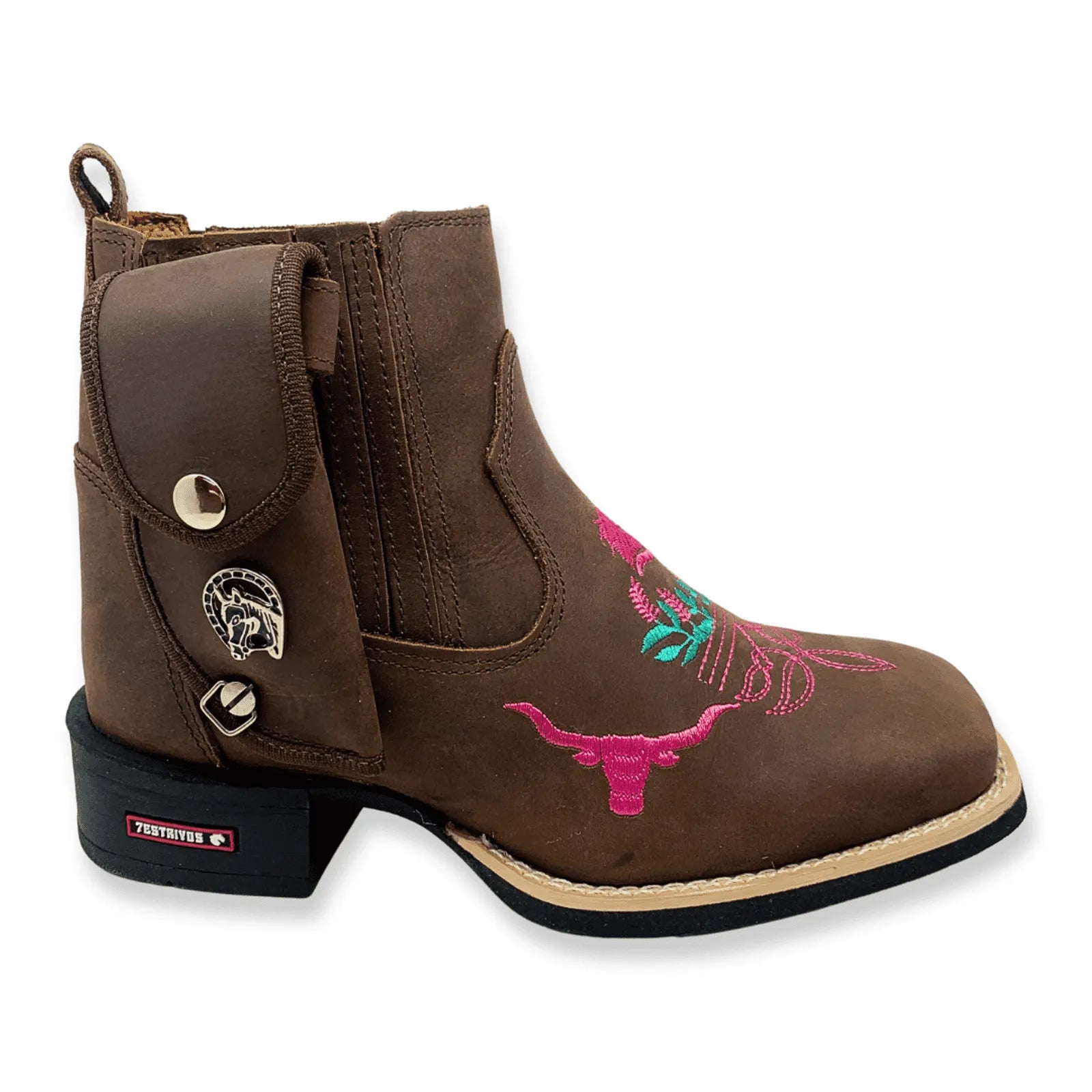 Kit Tourinho Botina Canivete + Cinta Horse Nescau