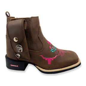 Kit Tourinho Botina Canivete + Cinta Horse Nescau