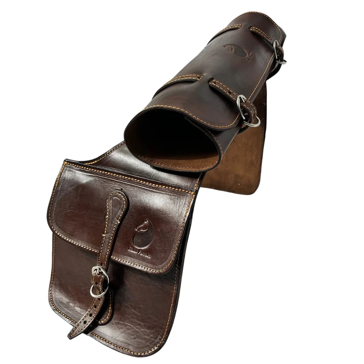 Alforge de Couro Legítimo E Porta Capas Tf