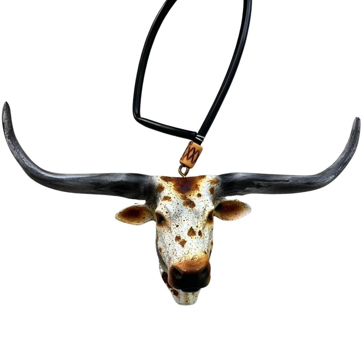 Enfeite Retrovisor Boi Long Horn + mini laço brinde