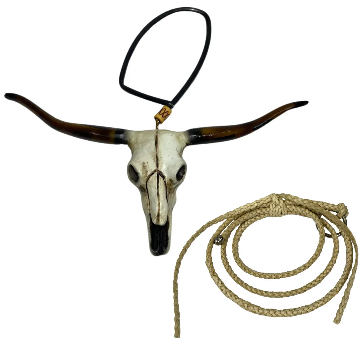 Enfeite De Retrovisor Long Horn + Mini Laço