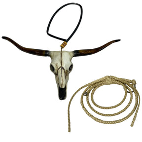 Enfeite De Retrovisor Long Horn + Mini Laço
