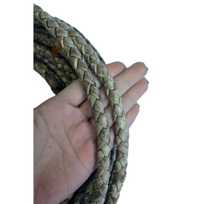 Laço De Trabalho Em Couro Cru 15m - Natural