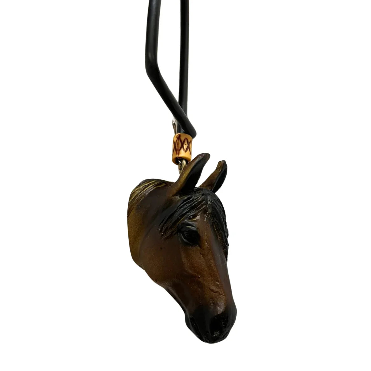 Enfeite De Retrovisor Country Formato De Cavalo Quarto de Milha