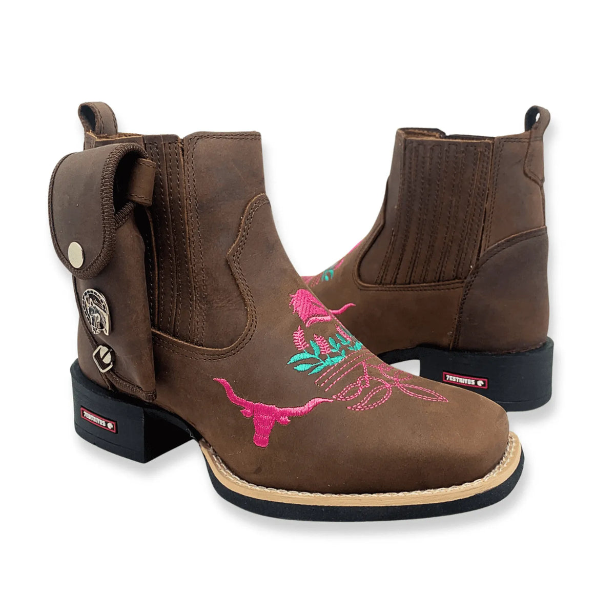 Kit Tourinho Botina Canivete + Cinta Horse Nescau