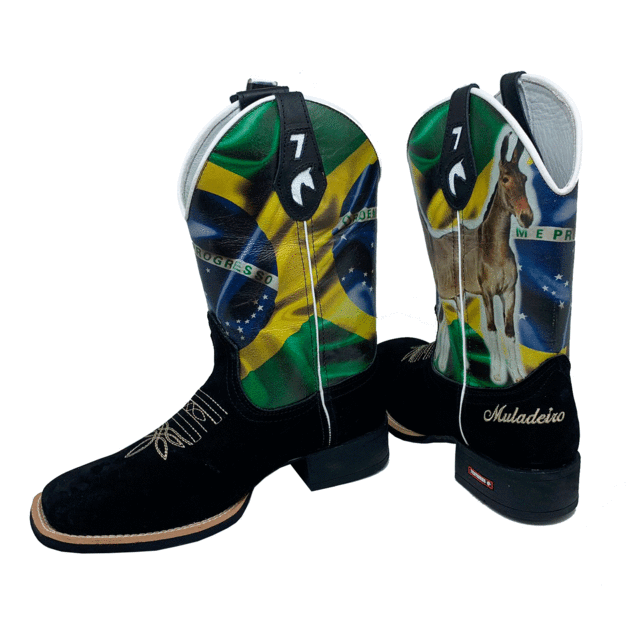 Bota Faca Patriota Muladeiros do Brasil + brinde