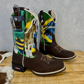 Bota Faca Patriota Muladeiros do Brasil + brinde